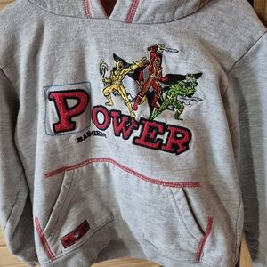 Power Ranger Gray Kids Hoodie